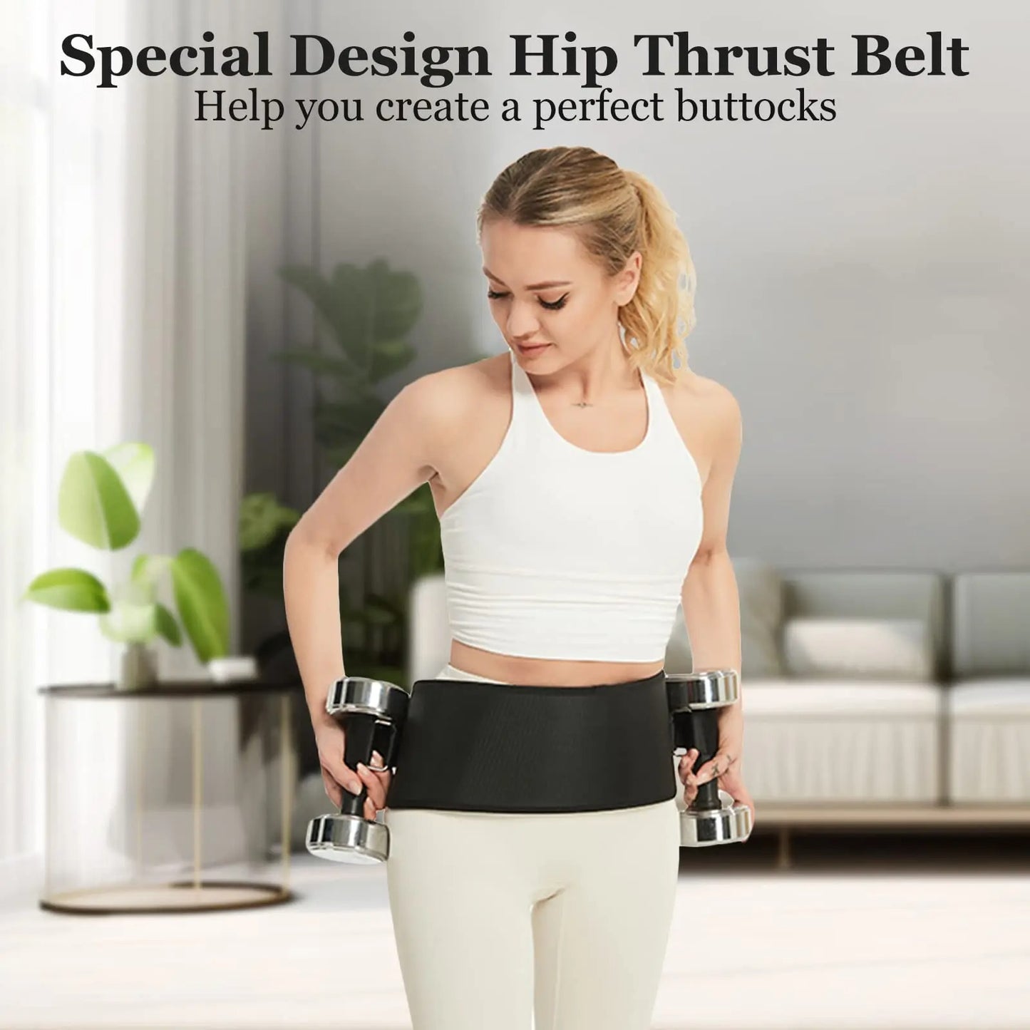 Adjustable Hip Thrust Belt