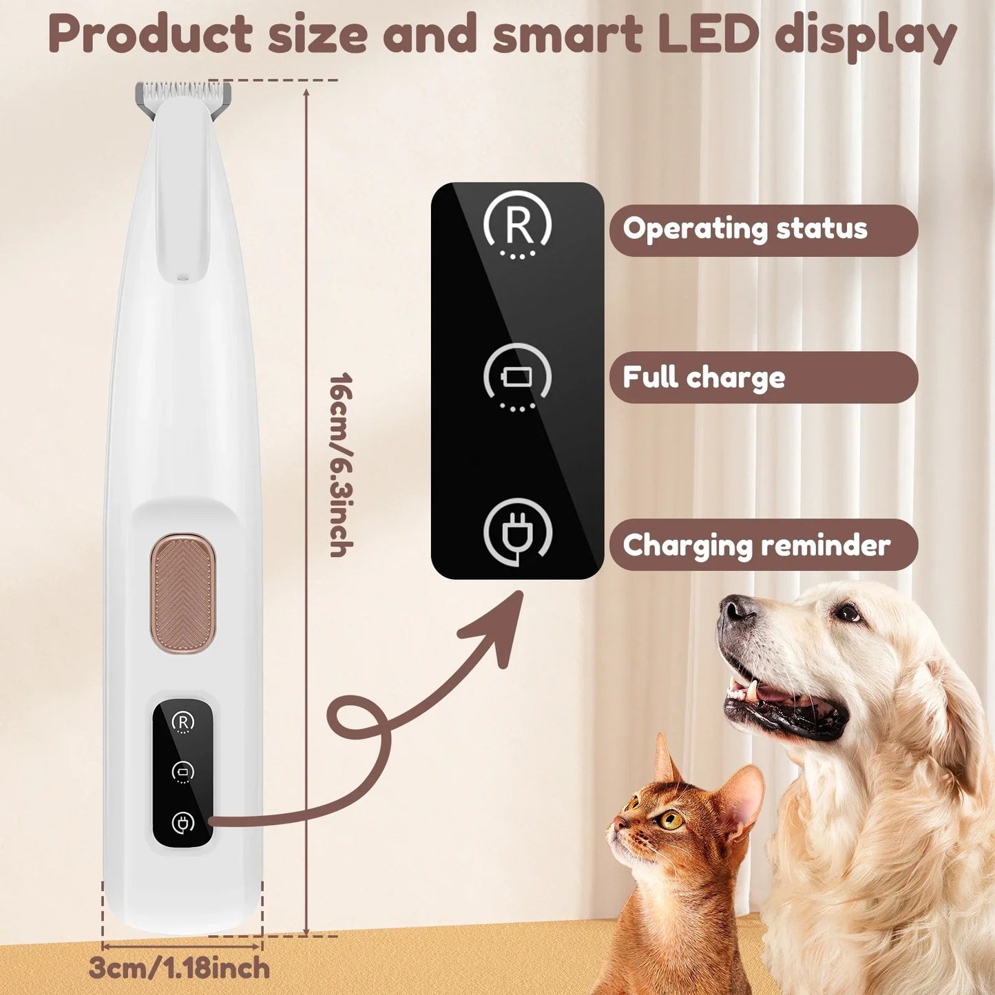 NoblTravel™ Pet Hair Trimmer